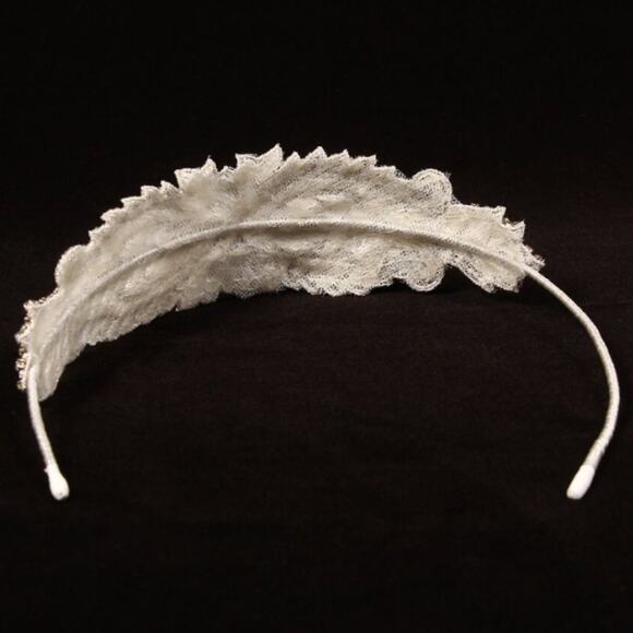 Richard Designs TR2019A Bridal Beaded Crystals Headpiece Formal Headband main image 5